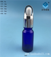 10ml花籃蓋藍色精油玻璃瓶