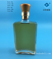 500ml長方形玻璃酒瓶