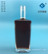 500ml長方形關(guān)云玻璃酒瓶