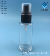 40ml塑料黑蓋透明玻璃噴霧香水玻璃瓶
