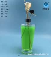 500ml錐形無火藤條玻璃香薰瓶