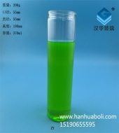 370ml直筒玻璃燭臺