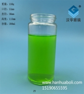 200ml直筒蜂蜜玻璃瓶生產廠家