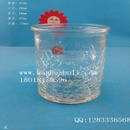 170ml裂紋玻璃燭臺