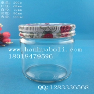 200ml圓形蜂蜜玻璃瓶