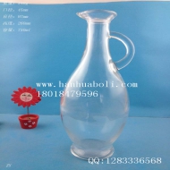 750ml出口鴨嘴玻璃油壺