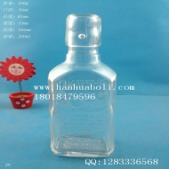 200ml長方形出口玻璃酒瓶
