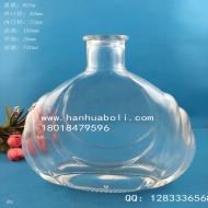 700ml出口工藝玻璃酒瓶