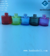 130ml噴涂圓形香薰玻璃瓶
