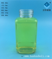 360ml長方形蜂蜜玻璃瓶