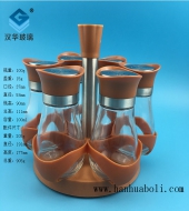 100ml膠泥色調味玻璃瓶