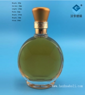 500ml扁圓玻璃酒瓶