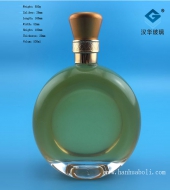 500ml扁圓玻璃酒瓶